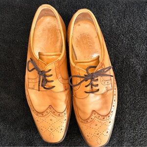 Ecco Men’s Leather Wingtip Loafers size 43.